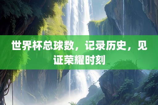世界杯总球数，记录历史，见证荣耀时刻