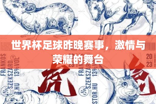 世界杯足球昨晚赛事，激情与荣耀的舞台