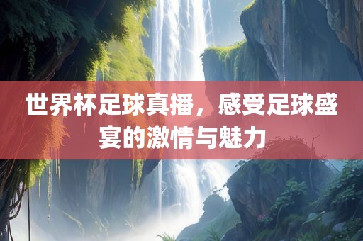 世界杯足球真播，感受足球盛宴的激情与魅力