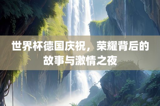 世界杯德国庆祝，荣耀背后的故事与激情之夜