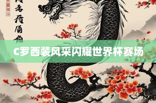 C罗西装风采闪耀世界杯赛场