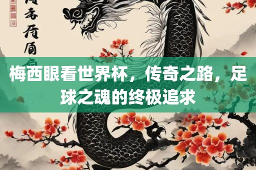 梅西眼看世界杯，传奇之路，足球之魂的终极追求