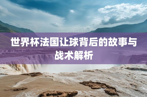 世界杯法国让球背后的故事与战术解析