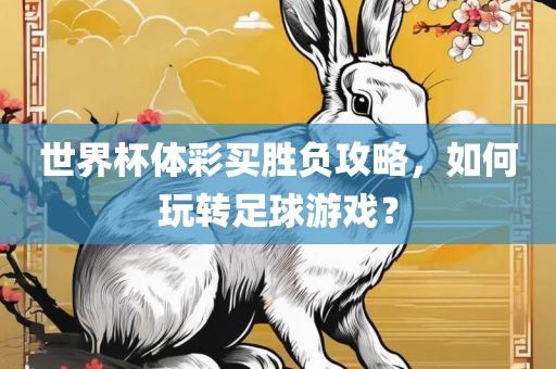 世界杯体彩买胜负攻略，如何玩转足球游戏？