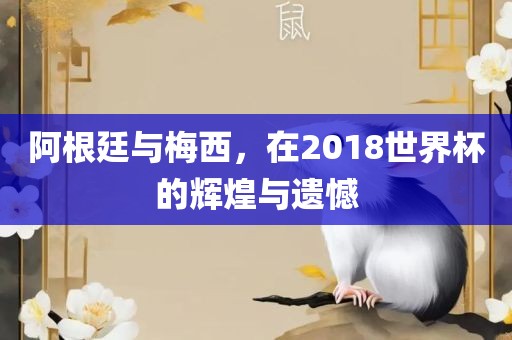 阿根廷与梅西，在2018世界杯的辉煌与遗憾