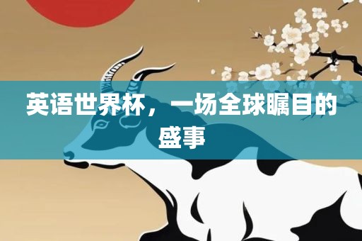 英语世界杯，一场全球瞩目的盛事