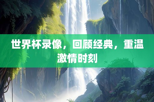 世界杯录像，回顾经典，重温激情时刻