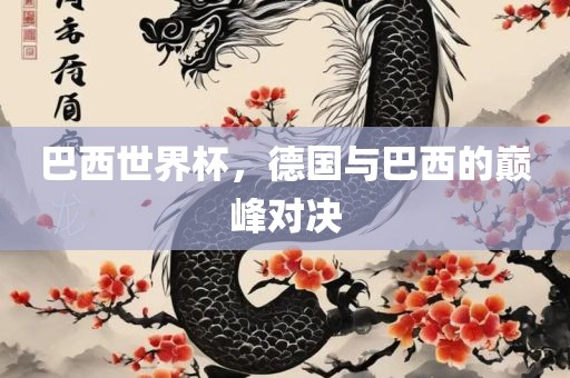 巴西世界杯，德国与巴西的巅峰对决