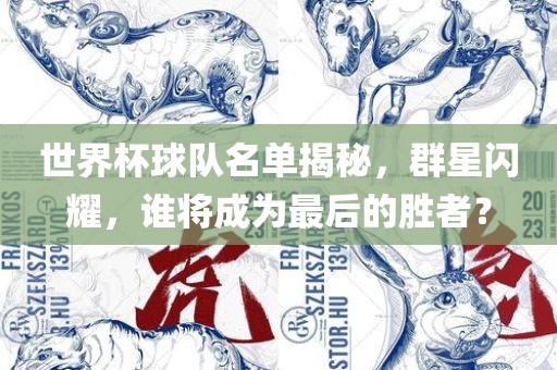世界杯球队名单揭秘，群星闪耀，谁将成为最后的胜者？