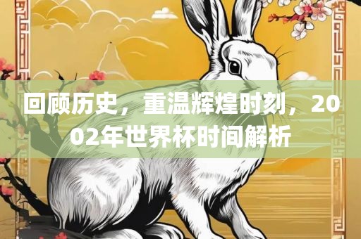 回顾历史，重温辉煌时刻，2002年世界杯时间解析