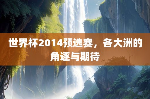 世界杯2014预选赛，各大洲的角逐与期待