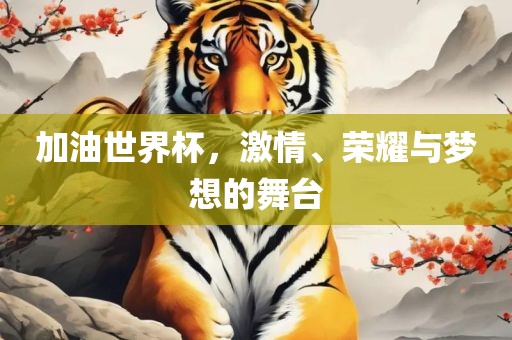 加油世界杯，激情、荣耀与梦想的舞台