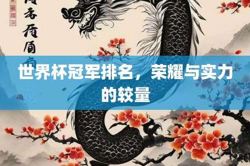世界杯冠军排名,荣耀与实力的较量