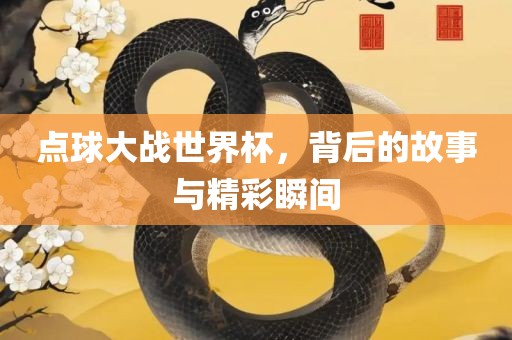 点球大战世界杯，背后的故事与精彩瞬间
