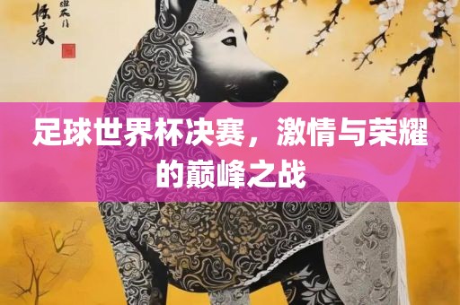 足球世界杯决赛，激情与荣耀的巅峰之战