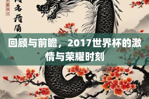 回顾与前瞻，2017世界杯的激情与荣耀时刻