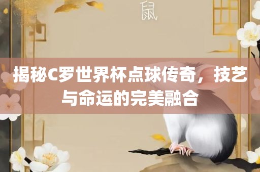 揭秘C罗世界杯点球传奇，技艺与命运的完美融合