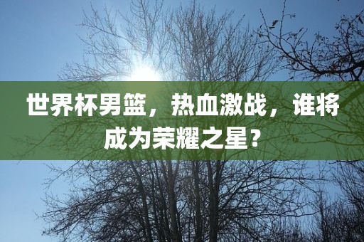 世界杯男篮，热血激战，谁将成为荣耀之星？