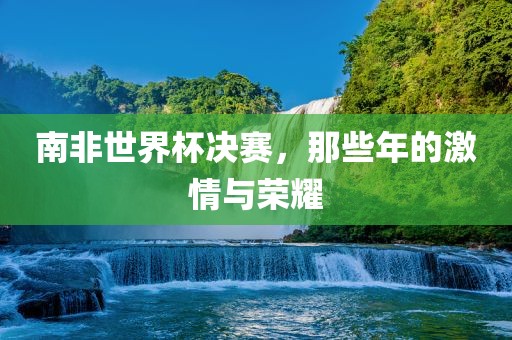 南非世界杯决赛，那些年的激情与荣耀