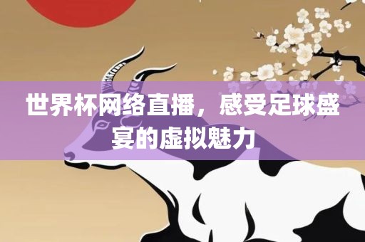 世界杯网络直播,感受足球盛宴的虚拟魅力