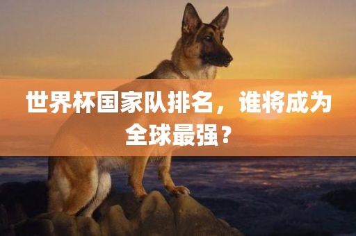 世界杯国家队排名，谁将成为全球最强？