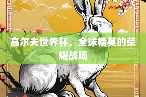 高尔夫世界杯,全球精英的荣耀战场