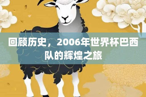 回顾历史，2006年世界杯巴西队的辉煌之旅
