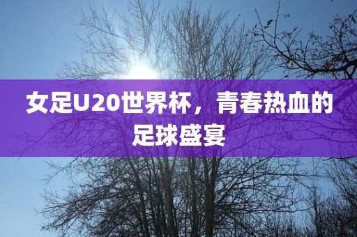 女足U20世界杯，青春热血的足球盛宴