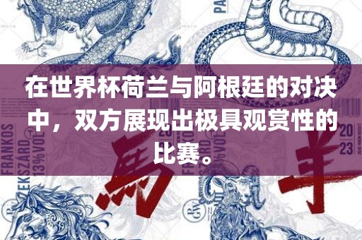 在世界杯荷兰与阿根廷的对决中，双方展现出极具观赏性的比赛。