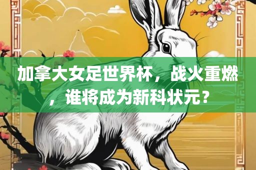 加拿大女足世界杯，战火重燃，谁将成为新科状元？