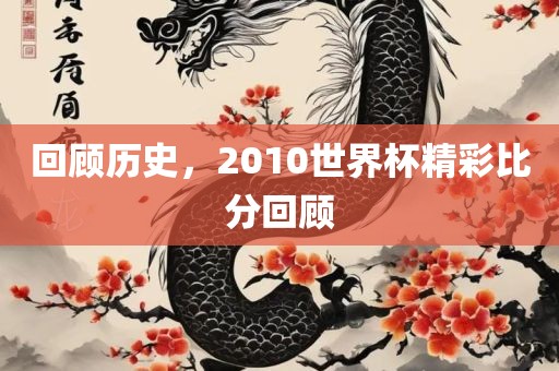 回顾历史，2010世界杯精彩比分回顾
