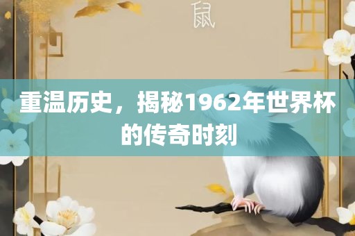 重温历史，揭秘1962年世界杯的传奇时刻