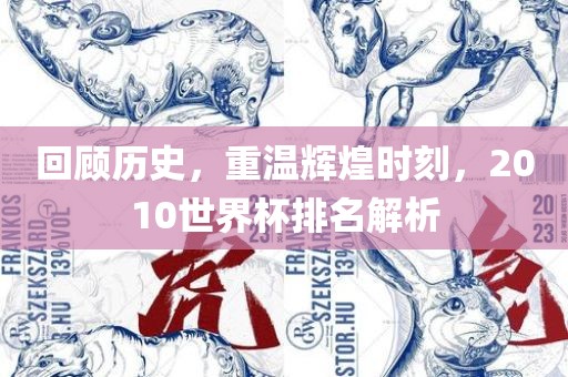 回顾历史，重温辉煌时刻，2010世界杯排名解析