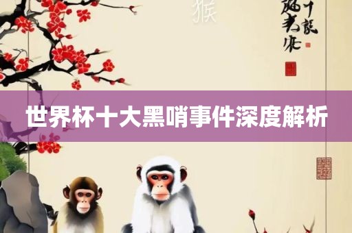 世界杯十大黑哨事件深度解析