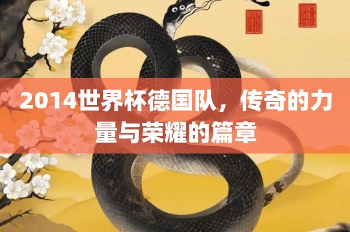 2014世界杯德国队，传奇的力量与荣耀的篇章