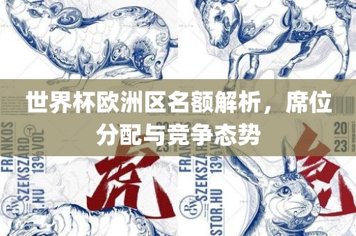 世界杯欧洲区名额解析,席位分配与竞争态势