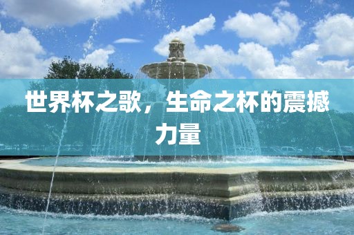 世界杯之歌，生命之杯的震撼力量