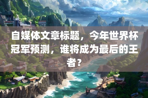 自媒体文章标题，今年世界杯冠军预测，谁将成为最后的王者？
