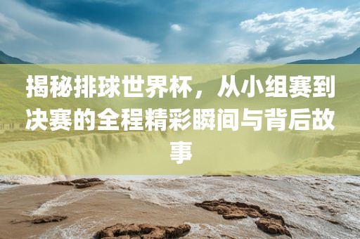 揭秘排球世界杯，从小组赛到决赛的全程精彩瞬间与背后故事