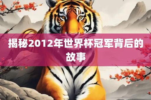 揭秘2012年世界杯冠军背后的故事