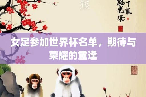 女足参加世界杯名单，期待与荣耀的重逢