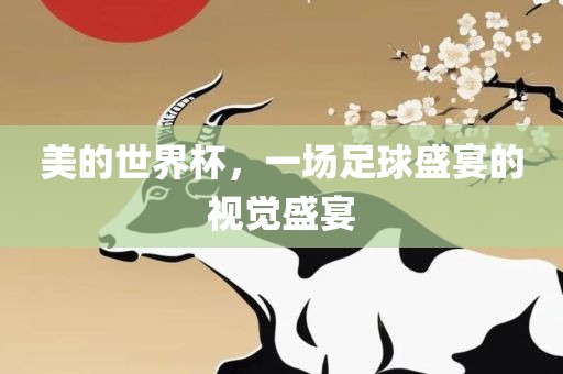 美的世界杯，一场足球盛宴的视觉盛宴