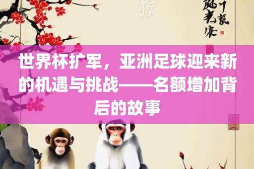 世界杯扩军，亚洲足球迎来新的机遇与挑战——名额增加背后的故事