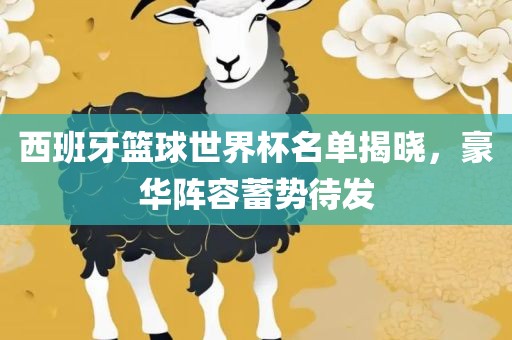 西班牙篮球世界杯名单揭晓，豪华阵容蓄势待发