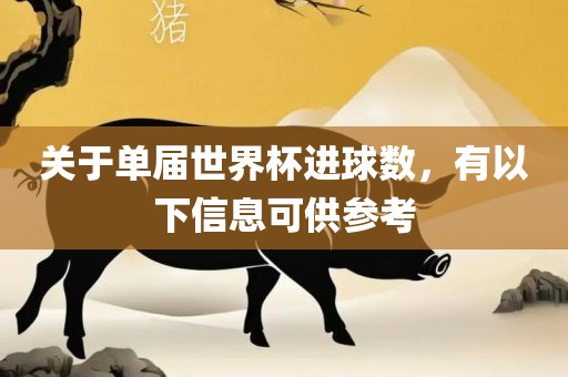 关于单届世界杯进球数，有以下信息可供参考