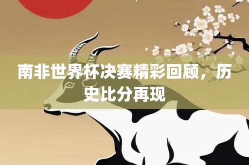 南非世界杯决赛精彩回顾，历史比分再现