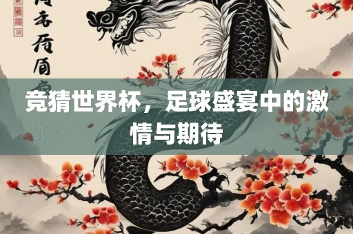 竞猜世界杯，足球盛宴中的激情与期待
