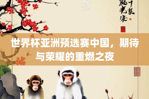 世界杯亚洲预选赛中国，期待与荣耀的重燃之夜