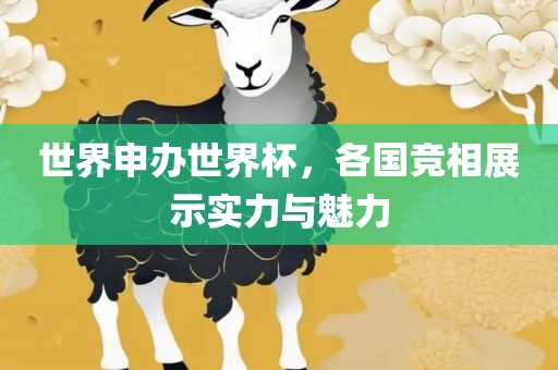 世界申办世界杯，各国竞相展示实力与魅力