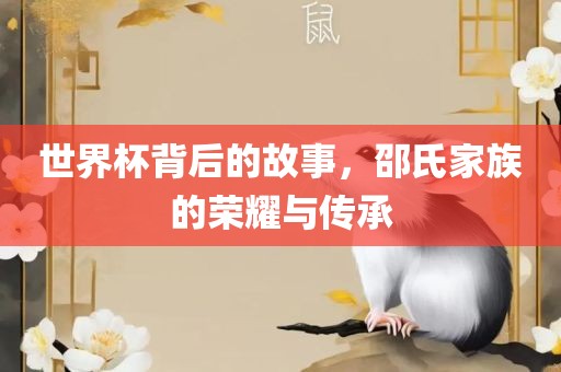 世界杯背后的故事，邵氏家族的荣耀与传承